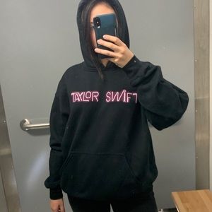 taylor swift 1989 world tour black hoodie | L